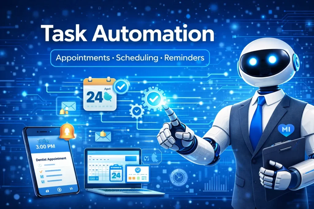 Business owner engaging with customer feedback on a laptop in a retail environment