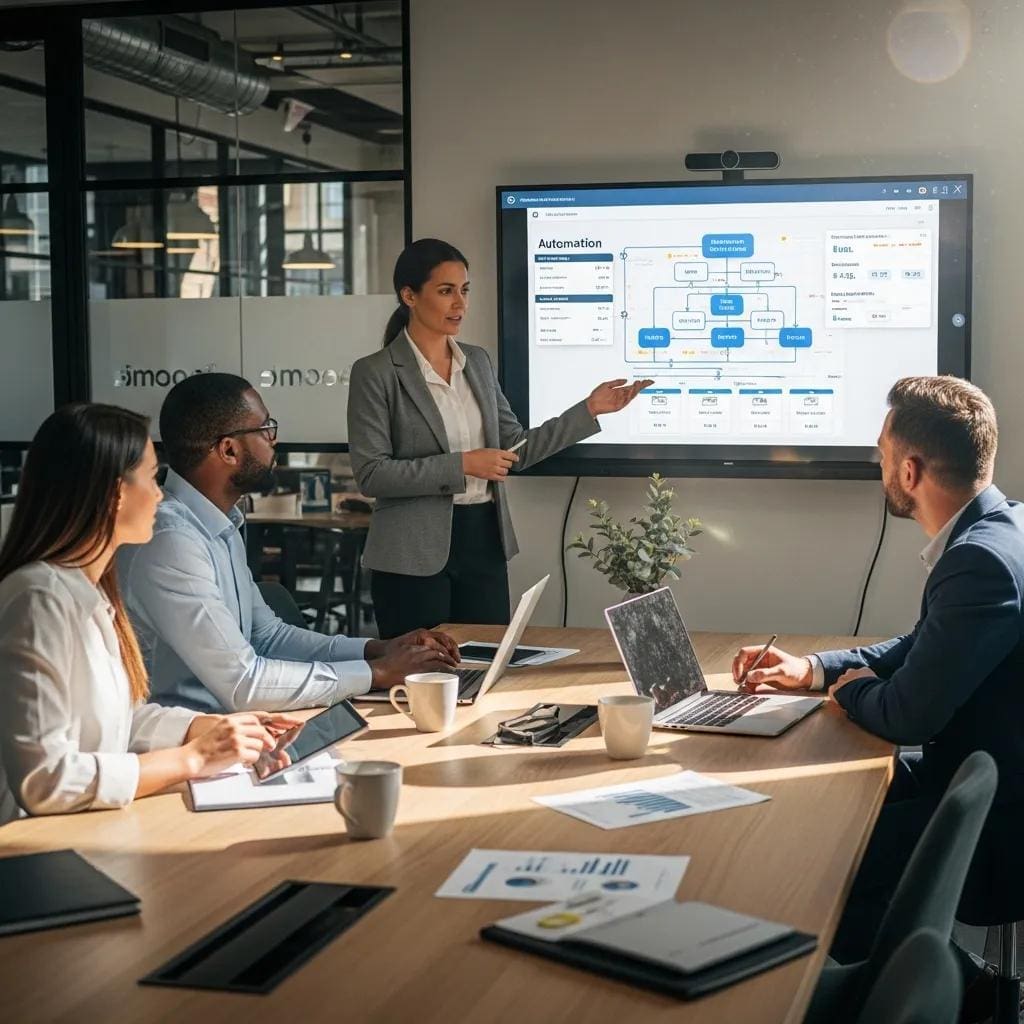 Consulting session on automation strategies for digital transformation