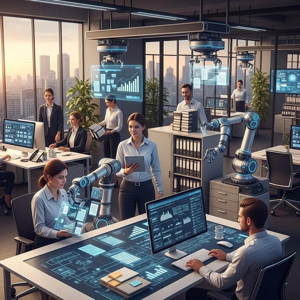 Robotic process automation enhancing business efficiency