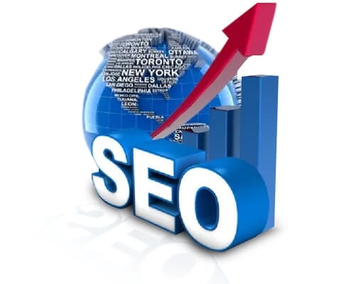 Computer screen showing SEO metrics and analytics, emphasizing the importance of SEO-friendly website design